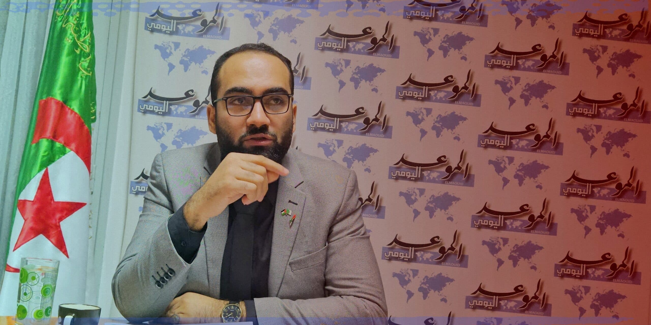القيادي بالجبهة الشعبية لتحرير فلسطين بالجزائر.. محمود أبو زبيدة للموعد: ندعو لتشكيل حاضنة دولية لدعم المقاومة الفلسطينية بكافة الوسائل