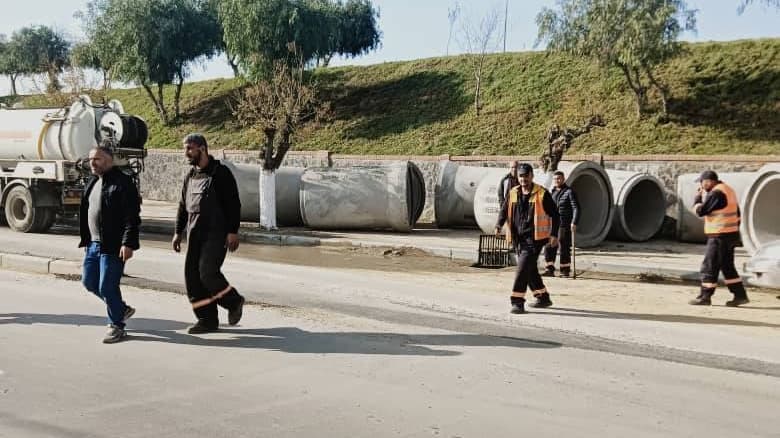 استعجال إتمام اشغال قنوات صرف صحي وانهاء المشاريع التربوية ببراقي